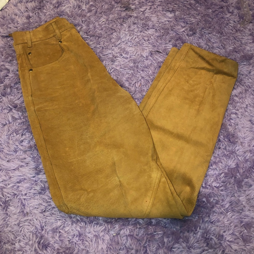 Vintage suede pants